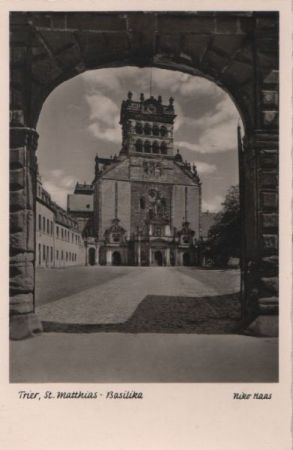 Trier - St. Matthias-Basilika - ca. 1950 Trier - St. Matthias-Basilika - ca. 1950