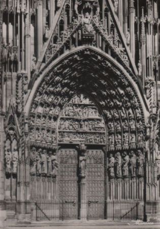 Frankreich - Strasbourg - La Cathedrale, Portail - ca. 1955 Frankreich - Strasbourg - La Cathedrale, Portail - ca. 1955