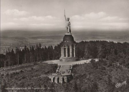 Hermannsdenkmal bei Hiddesen - 1969 Hermannsdenkmal bei Hiddesen - 1969