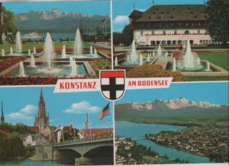 Konstanz - 4 Teilbilder - ca. 1980 Konstanz - 4 Teilbilder - ca. 1980