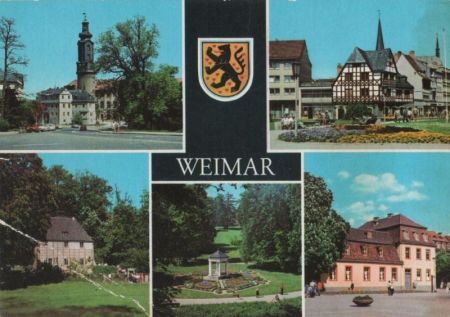 Weimar - u.a. Schloßpark Tiefurt, Musentempel - 1985 Weimar - u.a. Schloßpark Tiefurt, Musentempel - 1985