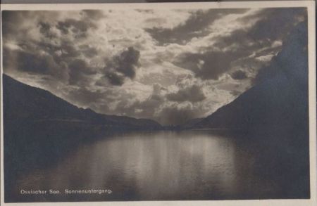 Österreich - Ossiacher See - Sonnenuntergang - 1928 Österreich - Ossiacher See - Sonnenuntergang - 1928