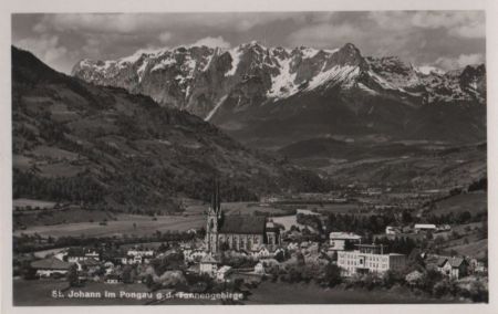 Österreich - St. Johann - g.d. Tannengebirge - ca. 1960 Österreich - St. Johann - g.d. Tannengebirge - ca. 1960