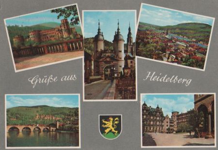 Heidelberg - mit 5 Bildern - 1961 Heidelberg - mit 5 Bildern - 1961