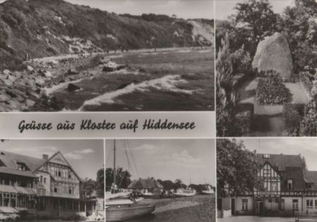 Hiddensee - Kloster, u.a. Hafen - 1976 Hiddensee - Kloster, u.a. Hafen - 1976