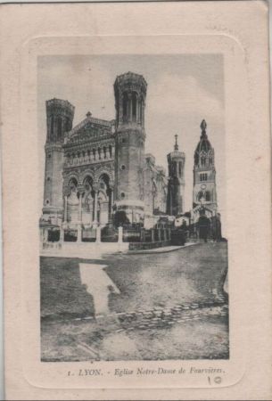 Frankreich - Lyon - Eglise Notre-Dame de Fourvieres - 1912 Frankreich - Lyon - Eglise Notre-Dame de Fourvieres - 1912