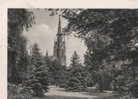 Bad Nauheim - Partie im Kurgarten - 1958 Bad Nauheim - Partie im Kurgarten - 1958