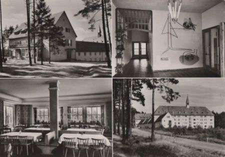 Schwarzenberg-Rummelsberg - Eingangshalle im Hozpiz - 1961 Schwarzenberg-Rummelsberg - Eingangshalle im Hozpiz - 1961