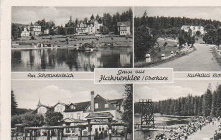 Goslar - Hahnenklee Oberharz u.a. Waldschwimmbad - 1957 Goslar - Hahnenklee Oberharz u.a. Waldschwimmbad - 1957