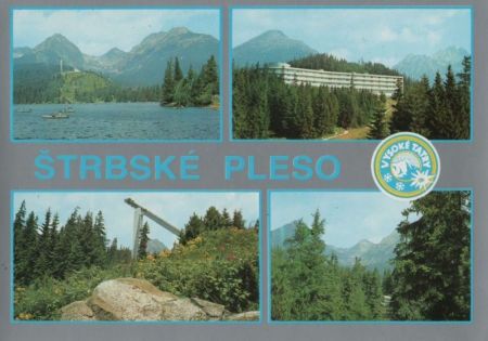 Slowakei - Strbske Pleso - 4 Teilbilder - ca. 1980 Slowakei - Strbske Pleso - 4 Teilbilder - ca. 1980