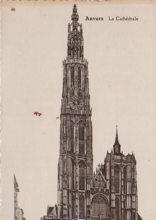 Belgien - Anvers - La Cathedrale - 1940 Belgien - Anvers - La Cathedrale - 1940
