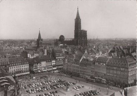 Frankreich - Strasbourg - Place Kleber - ca. 1965 Frankreich - Strasbourg - Place Kleber - ca. 1965
