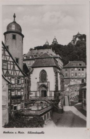 Wertheim - Kilianskapelle - ca. 1960 Wertheim - Kilianskapelle - ca. 1960