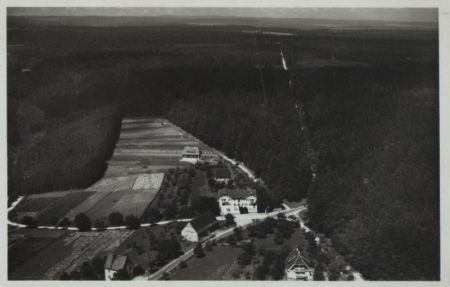 Dornstetten-Hallwangen - Fremdenheim zum grünen Baum - ca. 1935 Dornstetten-Hallwangen - Fremdenheim zum grünen Baum - ca. 1935