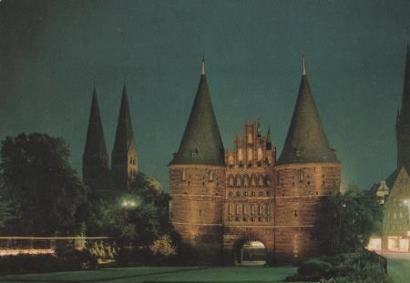 Lübeck - Marien- u. Petrikirche - 1973 Lübeck - Marien- u. Petrikirche - 1973