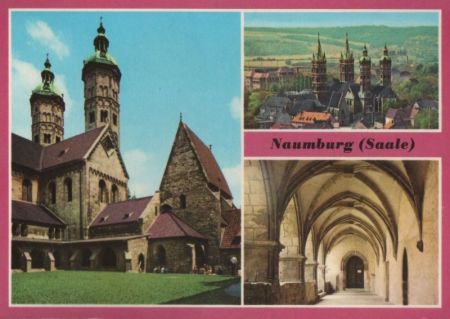 Naumburg - u.a. Dom, Innenhof - 1981 Naumburg - u.a. Dom, Innenhof - 1981