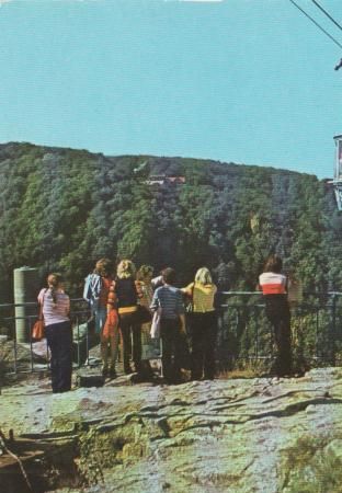 Thale - mit Blick zum Hotel Rosstrappe - 1980 Thale - mit Blick zum Hotel Rosstrappe - 1980