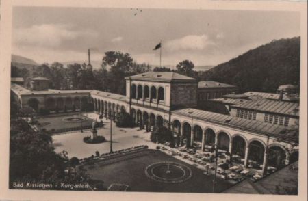Bad Kissingen - Kurgarten - 1947 Bad Kissingen - Kurgarten - 1947