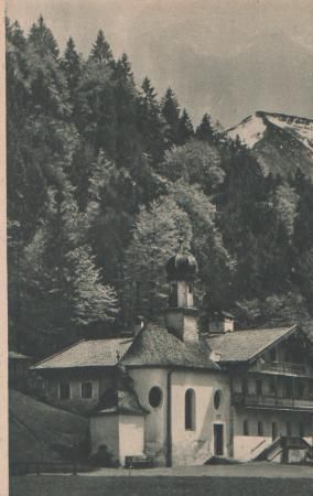 Bad Kreuth mit Halserspitze - ca. 1955 Bad Kreuth mit Halserspitze - ca. 1955