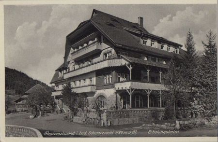 St. Blasien-Menzenschwand - Erholungsheim - ca. 1955 St. Blasien-Menzenschwand - Erholungsheim - ca. 1955