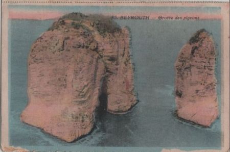 Beirut - Grotte des pigeons - ca. 1925 Beirut - Grotte des pigeons - ca. 1925