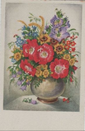 Vielfarbiger Blumenstrauß Vielfarbiger Blumenstrauß