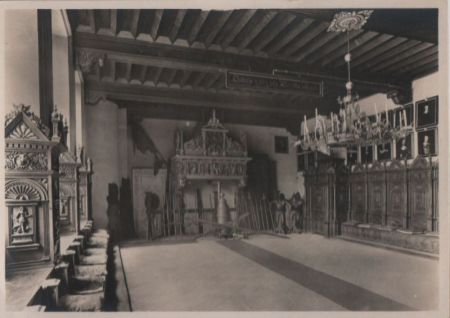 Münster - Rathaus, Friedenssaal - ca. 1950 Münster - Rathaus, Friedenssaal - ca. 1950