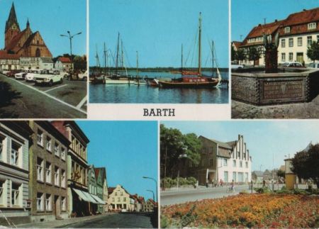 Barth - u.a. Ernst-Thälmann-Straße - ca. 1985 Barth - u.a. Ernst-Thälmann-Straße - ca. 1985