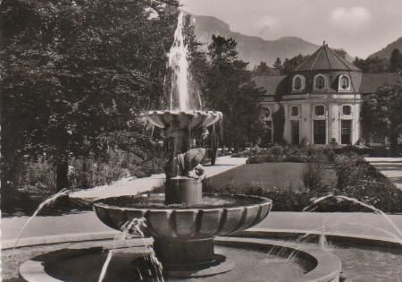 Bad Reichenhall - Im Kurpark - ca. 1965 Bad Reichenhall - Im Kurpark - ca. 1965