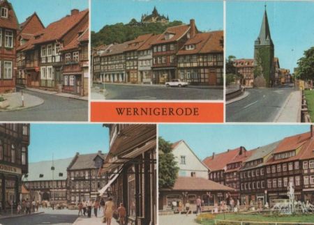 Wernigerode - u.a. am Westerntorturm - 1982 Wernigerode - u.a. am Westerntorturm - 1982