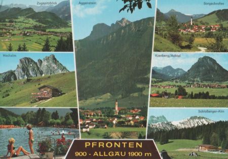 Pfronten - u.a. Schloßanger-Alm - 1980 Pfronten - u.a. Schloßanger-Alm - 1980