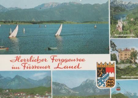 Forggensee bei Füssen - ca. 1975 Forggensee bei Füssen - ca. 1975