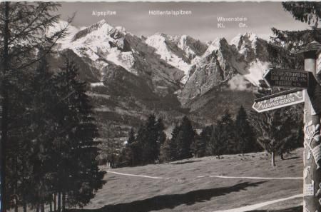 Garmisch-Partenkirchen Kramerplateauweg - 1957 Garmisch-Partenkirchen Kramerplateauweg - 1957