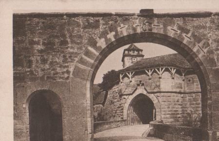 Rothenburg Tauber - Spitaltor - ca. 1935 Rothenburg Tauber - Spitaltor - ca. 1935