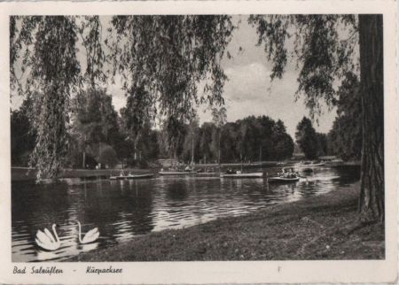 Bad Salzuflen - Kurparksee - 1955 Bad Salzuflen - Kurparksee - 1955
