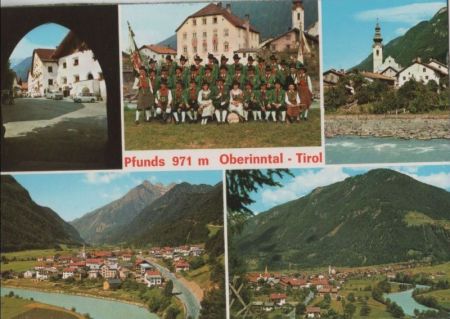 Österreich - Pfunds - mit 5 Bildern - ca. 1980 Österreich - Pfunds - mit 5 Bildern - ca. 1980