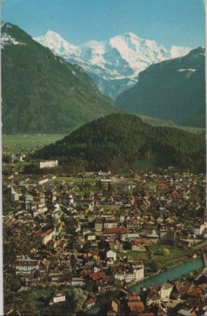 Schweiz - Interlaken - Mönch und Jungfrau - ca. 1965 Schweiz - Interlaken - Mönch und Jungfrau - ca. 1965