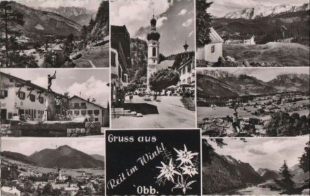 Reit im Winkl - 7 Teilbilder - 1962 Reit im Winkl - 7 Teilbilder - 1962