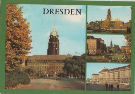 Dresden - u.a. Altmarkt Ostseite - ca. 1985 Dresden - u.a. Altmarkt Ostseite - ca. 1985