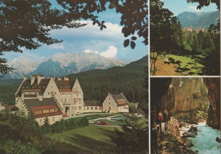 Mittenwald - Schloß Kranzbach, Partnachklamm - 1986 Mittenwald - Schloß Kranzbach, Partnachklamm - 1986