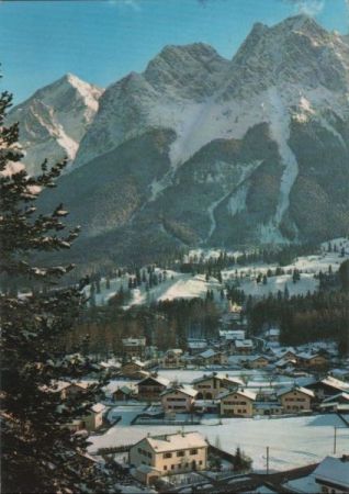 Grainau - mit Alpspitze und Waxenstein - 1971 Grainau - mit Alpspitze und Waxenstein - 1971