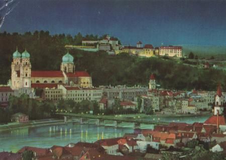 Passau bei Nacht - 1971 Passau bei Nacht - 1971