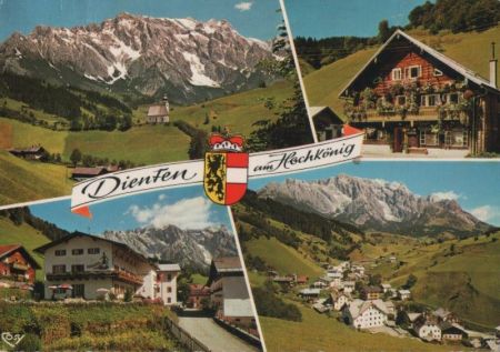 Österreich - Dienten - mit 4 Bildern - 1972 Österreich - Dienten - mit 4 Bildern - 1972