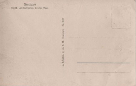 Stuttgart - Württ. Landestheater