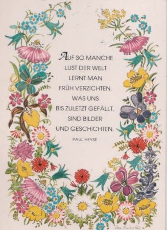 Sinnspruch Heyse Sonderstempel Sinnspruch Heyse Sonderstempel