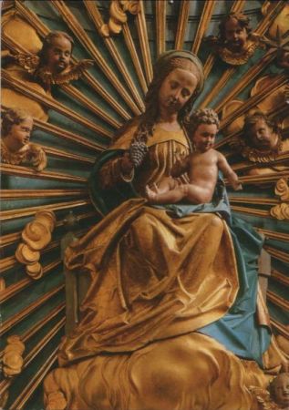 Österreich - Salzburg - Franziskanerkirche, Madonna - 1984 Österreich - Salzburg - Franziskanerkirche, Madonna - 1984