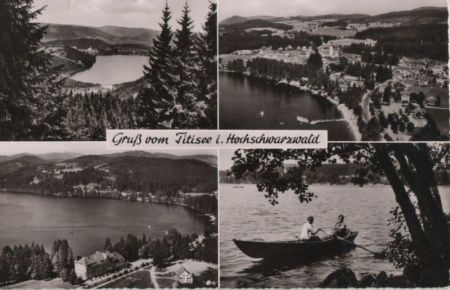 Titisee - 4 Teilbilder - ca. 1960 Titisee - 4 Teilbilder - ca. 1960