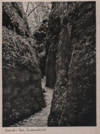 Eisenach - Drachenschlucht - ca. 1950 Eisenach - Drachenschlucht - ca. 1950