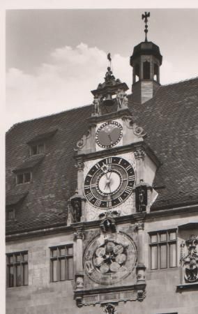 Heilbronn - Astronomische Rathausuhr - 1959 Heilbronn - Astronomische Rathausuhr - 1959