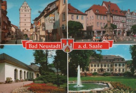 Bad Neustadt - u.a. Marktplatz - ca. 1995 Bad Neustadt - u.a. Marktplatz - ca. 1995